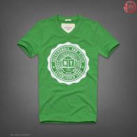 heren abercrombie fitch korte t-shirt v-hals ny groen Tilburg Shop tzl30402